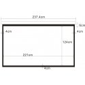 Leinwand Manual 100 "16: 9 Screen