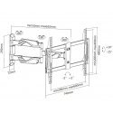 Mozi Slim Full-motion B2 37-70 "TV Wall Mount Mozi Slim Full-motion B2 37-70 "TV Wall Mount