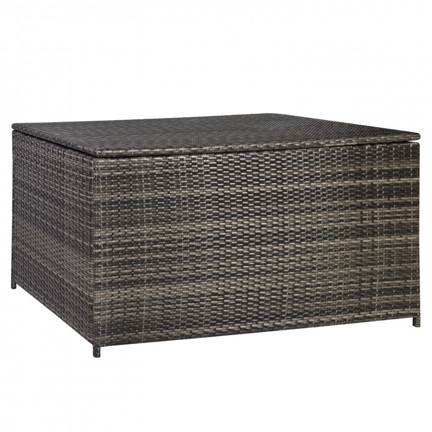 Ruda Spilvenu kaste WICKER 140x80x65cm,tumði