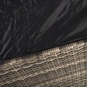 Pillowcase WICKER 140x80x65cm, frame: steel with synthetic wicker, color: dark brown Pillowcase WICKER 140x80x65cm, frame: steel with synthetic wicker, color: dark brown