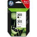 HP 302 2-pack Black/Tri-color Original Ink Cartridges
