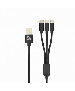 Sbox USB 2.0 8-pin/Type-C/Micro USB charging only 2.4A 1M BULK