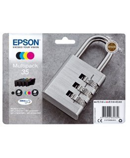 Epson Padlock C13T35864010 tintes kārtridžs 1 pcs Oriģināls Standarta produktivitāte Melns, Tirkīzzils, Fuksīns, Dzeltens