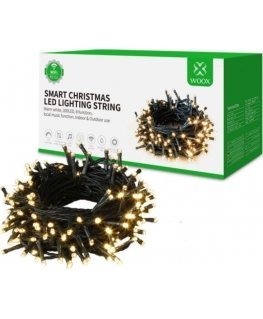 Smart LED garland, 230Vac, 20m, 200 x LED, warm white, Wi-Fi, TUYA / Smart Life, WOOX