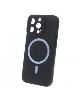 TakeMe Magsafe charge Soft feeling slim back cover case with camera protection Apple iPhone 14 Black