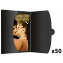 Photo frame Daiber protective cover for 20x30 photos, black, 50 pieces (09024)