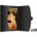 Photo frame Daiber protective cover for 20x30 photos, black, 50 pieces (09024)