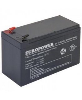 BATTERY 12V 9AH VRLA/EV9-12 T2 EUROPOWER EMU