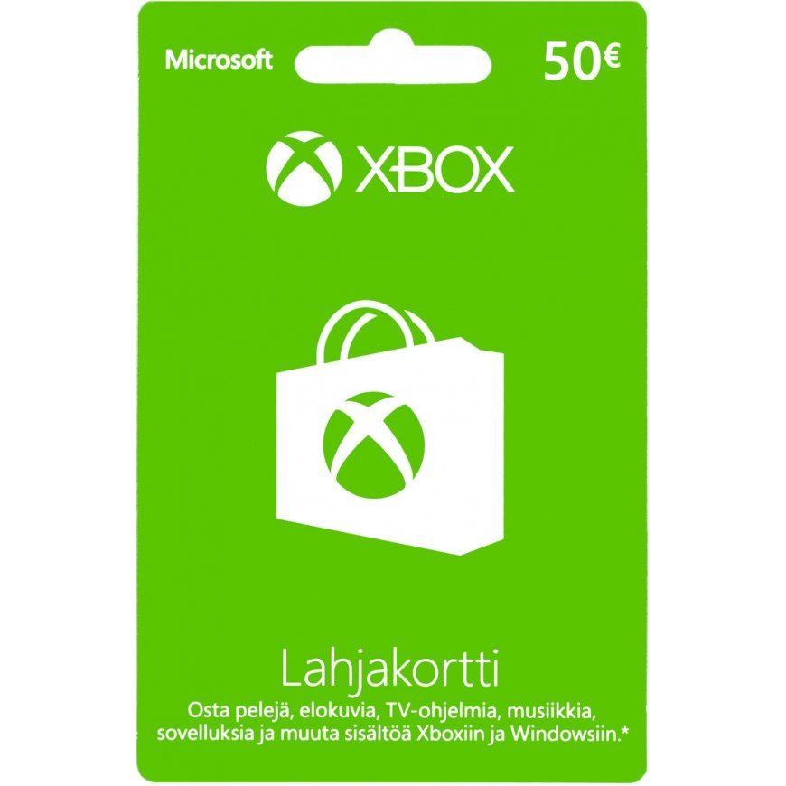 Microsoft Xbox / Windows dāvanu karte