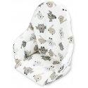 Anne & Mikael high chair cushion, gray, owl pattern Anne & Mikael high chair cushion, gray, owl pattern