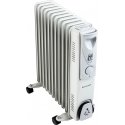 Ravanson OH-11 electric space heater Oil electric space heater Indoor White, Silver 2500 W Ravanson OH-11 electric space heater Oil electric space heater Indoor White, Silver 2500 W
