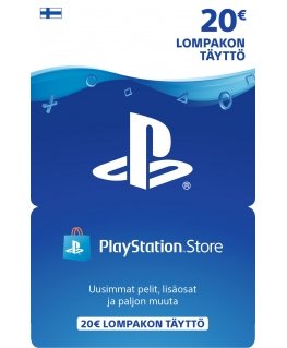 Sony PlayStation Network Card 20 EUR PSN -aktivointikortti