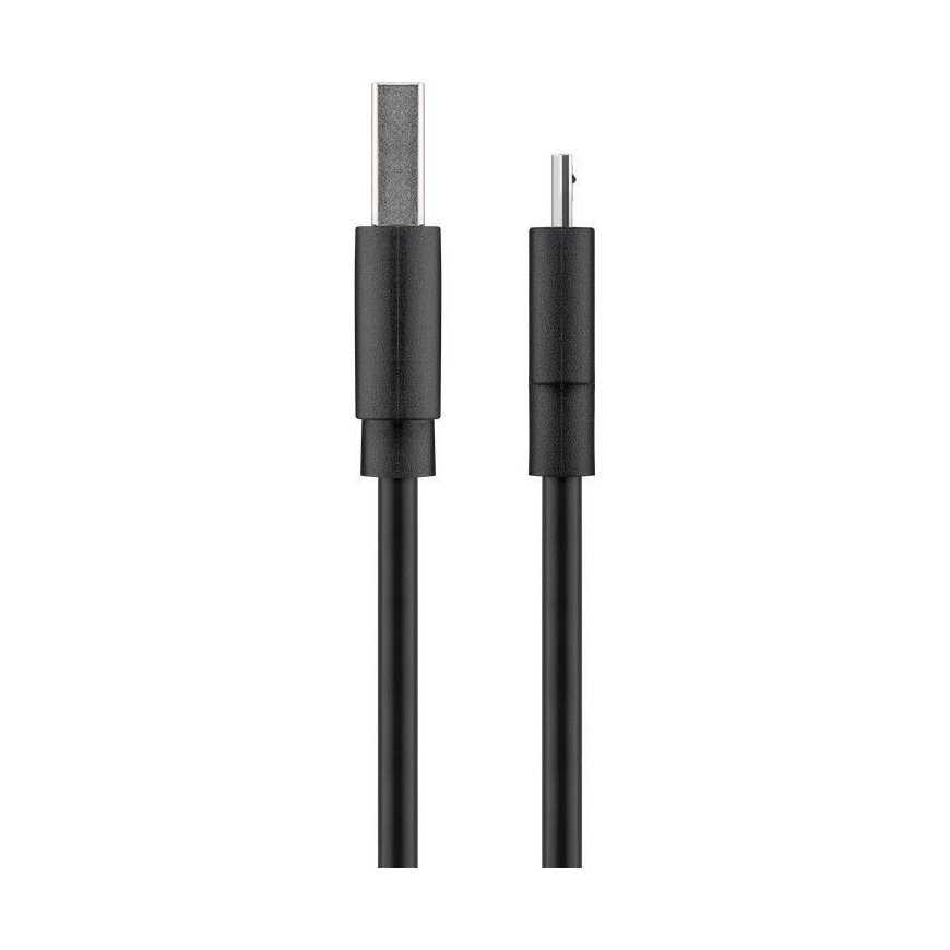 Goobay Micro USB charging and sync cable 46800 Black, USB 2.0 – 2