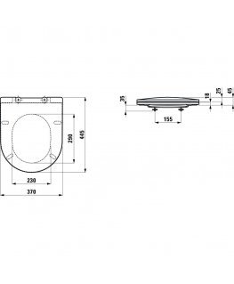 Cover Laufen Pro Slim H8989660000001