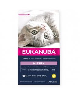 EUKANUBA Kitten vištiena - Dry Cat Food - 2kg