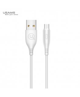 Usams US-SJ268 U18 Flexi PVC Универсальный Micro USB на USB Кабель Данных и Заряда 2А с Круглым коннектором Белый