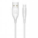 Usams US-SJ268 U18 Flexi PVC Universal Micro USB to USB Data & Fast 2A Charger Round Plug Cable 1m W Usams US-SJ268 U18 Flexi PVC Universal Micro USB to USB Data & Fast 2A Charger Round Plug Cable 1m W