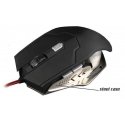 Rebeltec Hornet Telfon Feet Heavy Gaming Mouse 6 Buttons 800-2400dpi 1.5m USB Cable w Lighting Black Rebeltec Hornet Telfon Feet Heavy Gaming Mouse 6 Buttons 800-2400dpi 1.5m USB Cable w Lighting Black