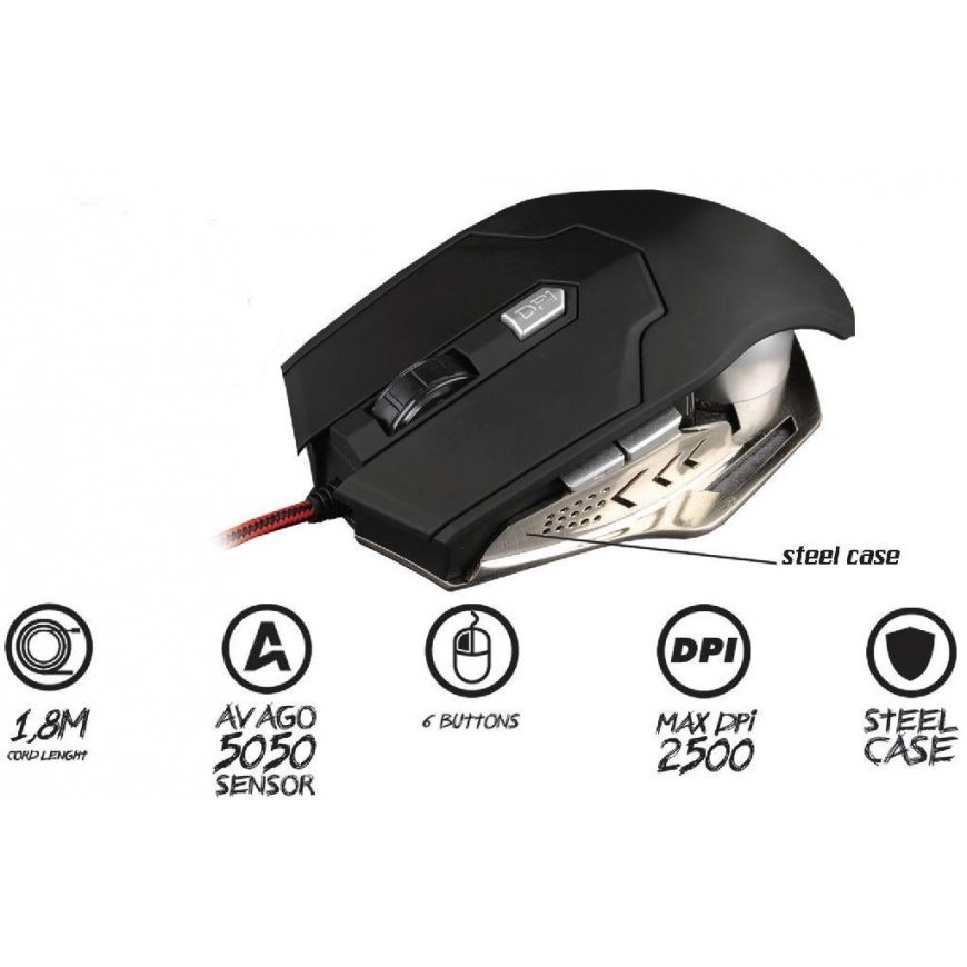 Rebeltec Gaming optical mouse USB Falcon – 9
