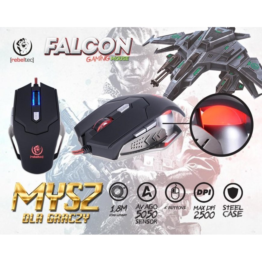 Rebeltec Gaming optical mouse USB Falcon – 11