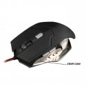 Rebeltec Hornet Telfon Feet Heavy Gaming Mouse 6 Buttons 800-2400dpi 1.5m USB Cable w Lighting Black Rebeltec Hornet Telfon Feet Heavy Gaming Mouse 6 Buttons 800-2400dpi 1.5m USB Cable w Lighting Black