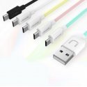 Usams US-SJ098 Прочный TPE Универсальный Micro USB на USB 1m Кабель Данных и Быстрого 2A Заряда Черн