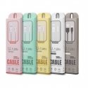 Usams US-SJ098 Прочный TPE Универсальный Micro USB на USB 1m Кабель Данных и Быстрого 2A Заряда Черн
