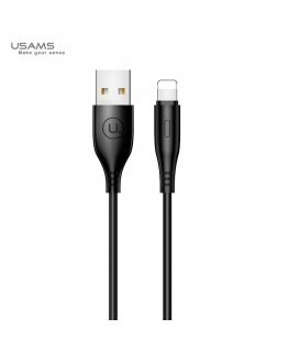 Usams US-SJ266 U18 Flexi PVC Universal Lightning to USB Data & Fast 2A Charger Round Plug Cable 1m B