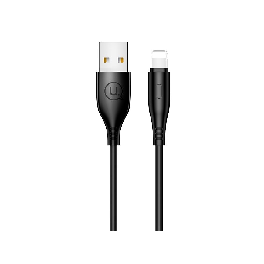 Usams US-SJ266 U18 Flexi PVC Universal Lightning to USB Data & Fast 2A Charger Round Plug Cable 1m B – 2
