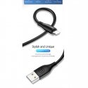 Usams US-SJ266 U18 Flexi PVC Universal Lightning to USB Data & Fast 2A Charger Round Plug Cable 1m B Usams US-SJ266 U18 Flexi PVC Universal Lightning to USB Data & Fast 2A Charger Round Plug Cable 1m B