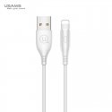 Usams US-SJ266 U18 Flexi PVC Universāls Lightning uz USB DAtu un Ātras Uzlādes 2A Apaļa konektora Pl Usams US-SJ266 U18 Flexi PVC Universāls Lightning uz USB DAtu un Ātras Uzlādes 2A Apaļa konektora Pl