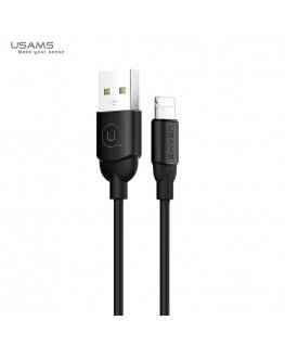 Usams US-SJ245 Ice Cream Durable-Soft Universal Lighting to USB Data & Fast 2A Charger Cable 1m Black