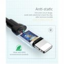 Usams US-SJ245 Ice Cream Durable-Soft Universal Lighting to USB Data & Fast 2A Charger Cable 1m Blac