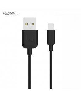 Usams US-SJ097 U-Turn Durable TPE Universal Lightning to USB Data & Fast 2A Charger Cable 1m Black