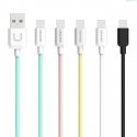 Usams US-SJ097 U-Turn Durable TPE Universal Lightning to USB Data & Fast 2A Charger Cable 1m Black Usams US-SJ097 U-Turn Durable TPE Universal Lightning to USB Data & Fast 2A Charger Cable 1m Black