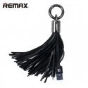 Remax RC-053m Designer Key Chain Ring with Micro to USB Data & Charger cable Black Remax RC-053m Designer Key Chain Ring with Micro to USB Data & Charger cable Black