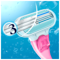 Gillette Venus Smooth Sensitive Razor Replaceable Heads, 4 pcs
