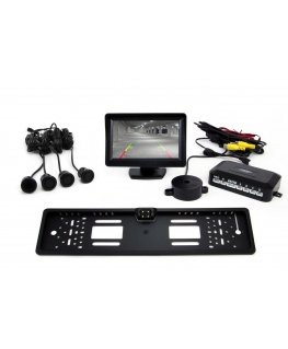 Amio 4.3" tft01 sensor kit with cam-402 LED camera, 4 black "gold" sensors