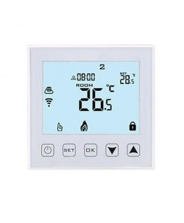 Hismart TUYA Programmable thermostat WiFi, white