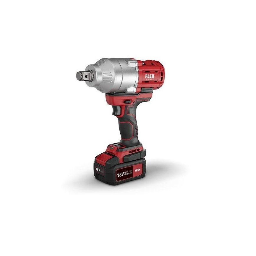 Akumuliatorinis smūginis veržliasukis FLEX IW 3/4" 18.0-EC/5.0 Set – 10