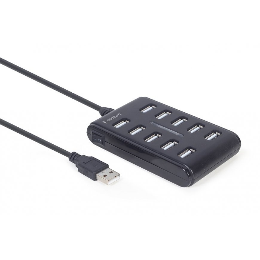 Gembird I/O HUB USB2 10PORT/UHB-U2P10P-01 GEMBIRD