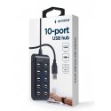 Gembird UHB-U2P10P-01 10-port USB 2.0 hub, black Gembird UHB-U2P10P-01 10-port USB 2.0 hub, black