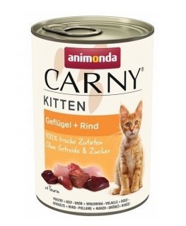 ANIMONDA Carny Kitten Veiseliha linnulihaga - kassi märgtoit - 400g