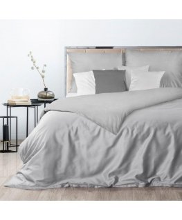 Eurofirany NOVA3 aukštos kokybės medvilninio satino vienspalvės patalynės komplektas, 180 X 200 cm, 2 vnt. 70 X 80cm, spalva: šv