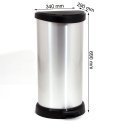 Metal litter box with Curver 40L pedal Metal litter box with Curver 40L pedal