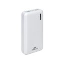 POWER BANK USB 20000MAH/VA2572 WHITE RIVACASE POWER BANK USB 20000MAH/VA2572 WHITE RIVACASE