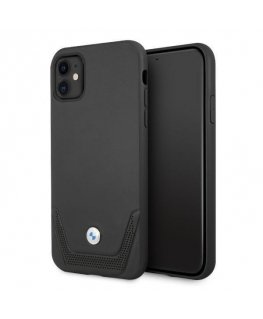 DĖKLAS BMW BMHCN61RSWPK iPhone 11 6,1 "/XRczarny/juoda hardcase oda perforuota