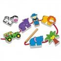 Wooden piercing game - Zoo, Viga Wooden piercing game - Zoo, Viga