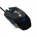 Aula S50 Multi-krāsu apgaismojuma Vada Spēļu Optiskā pele 7 pogas 800-4800dpi ar ergonomisku formu M Aula S50 Multi-krāsu apgaismojuma Vada Spēļu Optiskā pele 7 pogas 800-4800dpi ar ergonomisku formu M