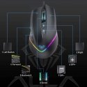 Aula F805 Multi-krāsu apgaismojuma Vada Spēļu Optiskā pele 7 pogas 800-6400dpi 4000FPS 32ips Melna Aula F805 Multi-krāsu apgaismojuma Vada Spēļu Optiskā pele 7 pogas 800-6400dpi 4000FPS 32ips Melna